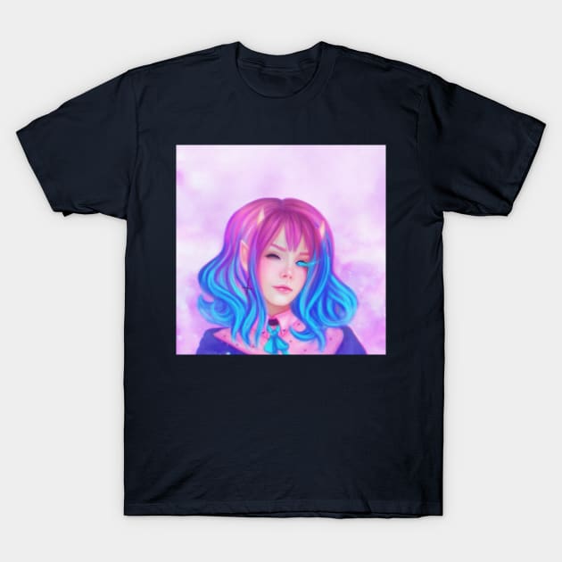 Cute Succubus Girl T-Shirt by Purplehate